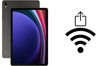 Générer un QR code avec la clé Wifi sur un Samsung Galaxy Tab S9