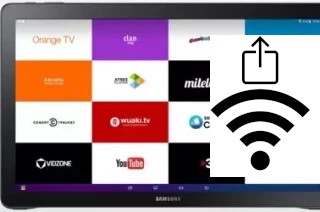 Générer un QR code avec la clé Wifi sur un Samsung Galaxy View Wi-Fi