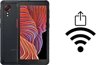 Générer un QR code avec la clé Wifi sur un Samsung Galaxy Xcover 5