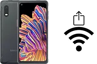 Générer un QR code avec la clé Wifi sur un Samsung Galaxy Xcover Pro