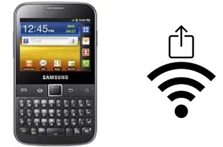 Générer un QR code avec la clé Wifi sur un Samsung Galaxy Y Pro B5510