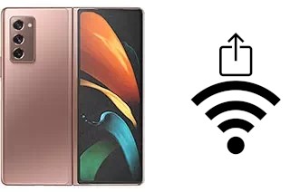 Générer un QR code avec la clé Wifi sur un Samsung Galaxy Z Fold2 5G