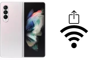 Générer un QR code avec la clé Wifi sur un Samsung Galaxy Z Fold3 5G