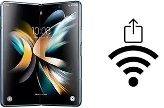 Générer un QR code avec la clé Wifi sur un Samsung Galaxy Z Fold4