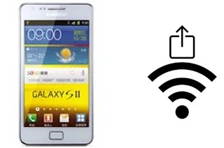 Générer un QR code avec la clé Wifi sur un Samsung I9100G Galaxy S II