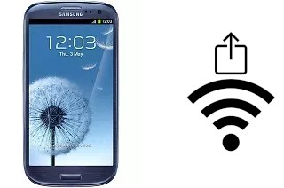 Générer un QR code avec la clé Wifi sur un Samsung I9300 Galaxy S III