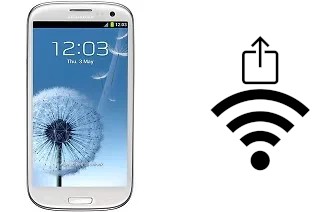 Générer un QR code avec la clé Wifi sur un Samsung Galaxy S3 Neo