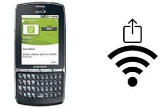 Générer un QR code avec la clé Wifi sur un Samsung M580 Replenish