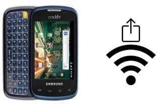 Générer un QR code avec la clé Wifi sur un Samsung R730 Transfix