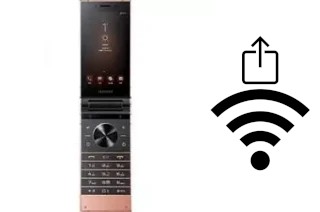 Générer un QR code avec la clé Wifi sur un Samsung W2019