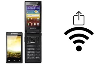 Générer un QR code avec la clé Wifi sur un Samsung W999