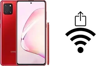 Générer un QR code avec la clé Wifi sur un Samsung Galaxy Note10 Lite