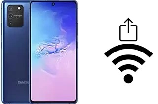 Générer un QR code avec la clé Wifi sur un Samsung Galaxy S10 Lite