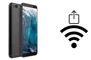 Générer un QR code avec la clé Wifi sur un Sharp A2 Lite