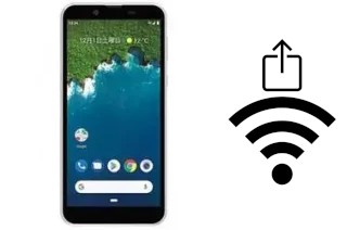 Générer un QR code avec la clé Wifi sur un Sharp Android One S5