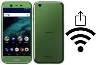 Générer un QR code avec la clé Wifi sur un Sharp Android One X1