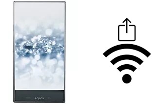 Générer un QR code avec la clé Wifi sur un Sharp Aquos Crystal 2