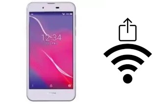 Générer un QR code avec la clé Wifi sur un Sharp Aquos L2