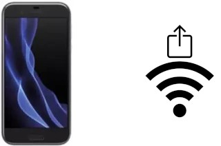 Générer un QR code avec la clé Wifi sur un Sharp Aquos R