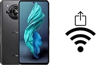 Générer un QR code avec la clé Wifi sur un Sharp Aquos R7s