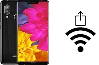 Générer un QR code avec la clé Wifi sur un Sharp Aquos S3 High Edition