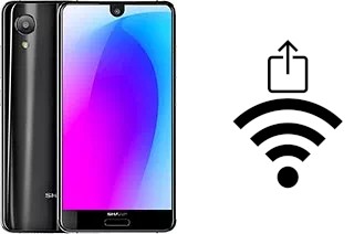 Générer un QR code avec la clé Wifi sur un Sharp Aquos S3 mini