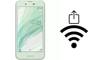 Générer un QR code avec la clé Wifi sur un Sharp Aquos Sense Basic