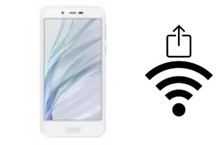 Générer un QR code avec la clé Wifi sur un Sharp Aquos Sense Lite