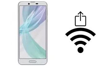 Générer un QR code avec la clé Wifi sur un Sharp Aquos Sense Plus