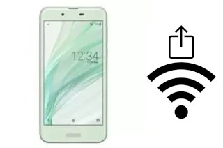 Générer un QR code avec la clé Wifi sur un Sharp Aquos Sense