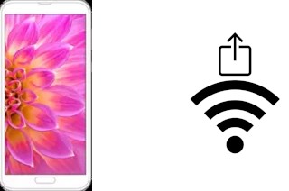 Générer un QR code avec la clé Wifi sur un Sharp Aquos Sense2