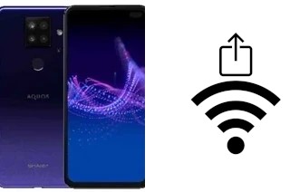 Générer un QR code avec la clé Wifi sur un Sharp Aquos Sense4 Plus