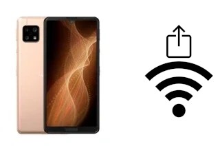 Générer un QR code avec la clé Wifi sur un Sharp Aquos Sense4