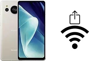 Générer un QR code avec la clé Wifi sur un Sharp Aquos sense7 plus