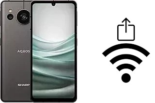 Générer un QR code avec la clé Wifi sur un Sharp Aquos sense7