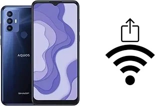 Générer un QR code avec la clé Wifi sur un Sharp Aquos V6 Plus