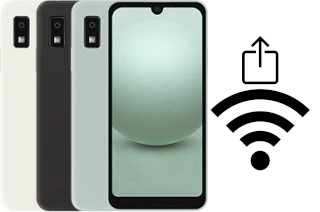 Générer un QR code avec la clé Wifi sur un Sharp AQUOS wish3