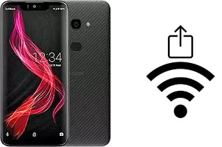 Générer un QR code avec la clé Wifi sur un Sharp Aquos Zero