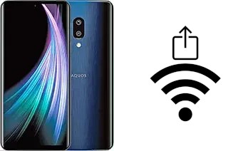 Générer un QR code avec la clé Wifi sur un Sharp Aquos Zero 2