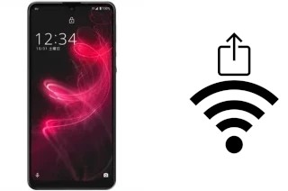 Générer un QR code avec la clé Wifi sur un Sharp Aquos Zero5G