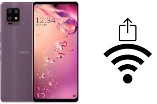 Générer un QR code avec la clé Wifi sur un Sharp Aquos Zero6