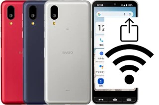 Générer un QR code avec la clé Wifi sur un Sharp Basio active2