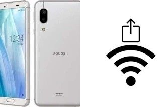 Générer un QR code avec la clé Wifi sur un Sharp Sense3 Lite