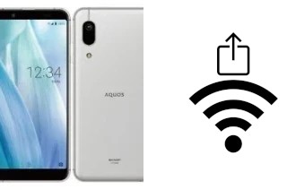 Générer un QR code avec la clé Wifi sur un Sharp Sense3