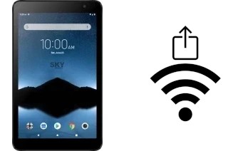 Générer un QR code avec la clé Wifi sur un Sky-Devices Elite Octa