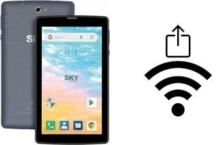 Générer un QR code avec la clé Wifi sur un Sky-Devices Platinum View2