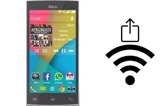 Générer un QR code avec la clé Wifi sur un Solo Aspire 3