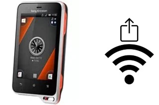 Générer un QR code avec la clé Wifi sur un Sony Ericsson Xperia active