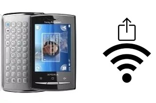 Générer un QR code avec la clé Wifi sur un Sony Ericsson Xperia X10 mini pro