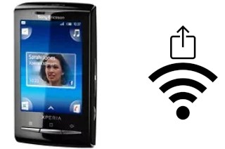 Générer un QR code avec la clé Wifi sur un Sony Ericsson Xperia X10 mini